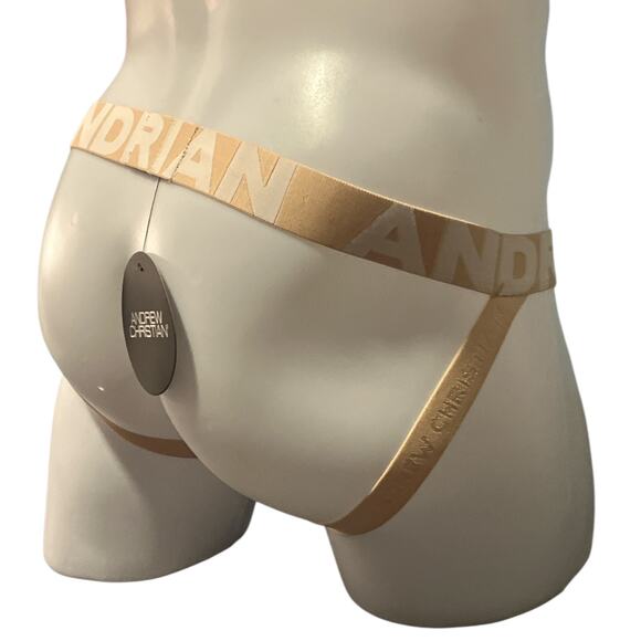 Andrew Christian Coachella Stripe Jock Multicolor Medium - Picture 4 of 7